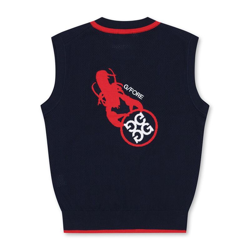 High-End Korean-Style Vest for Women, New Sports Fashion Brand Golf Knitted Vest, Luxurious and Versatile, White, Summer