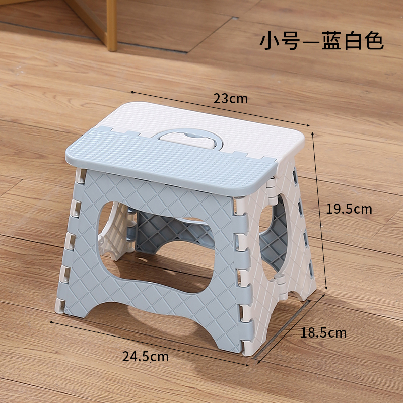 厚みのあるプラスチック製の屋外折りたたみスツール、ポータブル家庭用小さなベンチ、マザキャンプスツール、子供用屋外小さなスツール|undefined