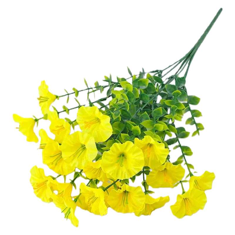 Transfronterizo yugaly petunia flores falsas flores flores flores flores falsas flores flores de boda flores falsas flores al por mayor