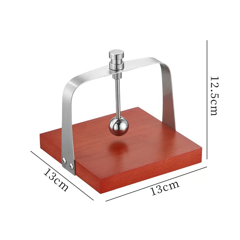 Ventas transfronterizas de madera sólida de acero inoxidable cuadrados de restaurante de hotel de mesa de toallitas simple estante de servilletas asiento de prensa de papel europeo