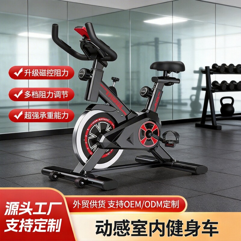 Cross-Border Popular Spinning Bike for Home Use, Silent Magnetic Exercise Bike, Indoor Multi-Functional Sports Fitness Equipment Cross-Border Popular Spinning Bike for Home Use, Silent Magnetic Exercise Bike, Indoor Multi-Functional Sports Fitness Equipment