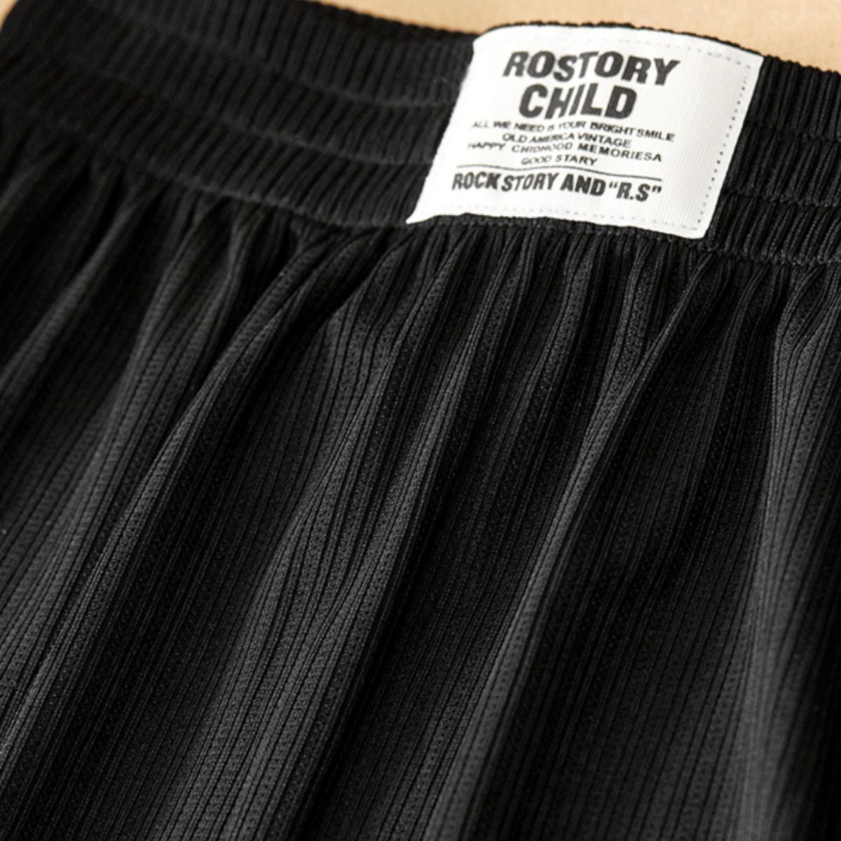 Summer design elastic solid color trousers
