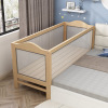 Crib for side table from natural wood, children's fence for bed