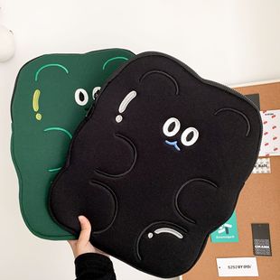 Korean Ins Apple Tablet iPad Protective Cover Cute Bear 11inch Pro13 Computer Bag Liner Bag Satchel