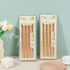 Chopsticks, organic kitchenware home use from natural wood, 10pcs