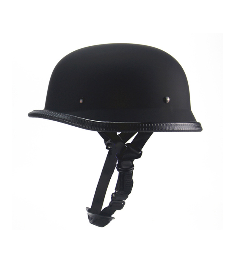 [Personalizada] Casco de personalidad de crucero retro transfronterizo protector solar casco de acero alemán medio casco de la Segunda Guerra Mundial casco de locomotora adulto