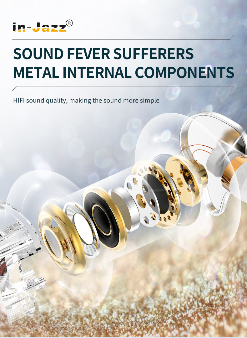 Export Heavy Bass Over-Ear Wired Headphones Metal Noise Cancelling In-Ear Sports Music Ear Hook Style_voghion.com