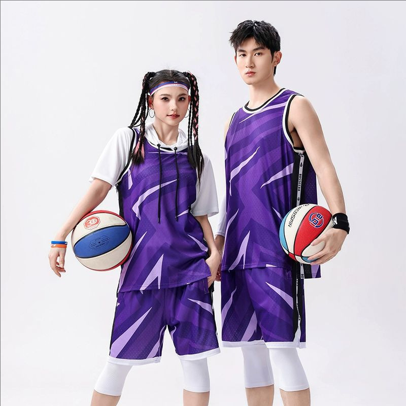 高端篮球服套装男款速干青少年成人比赛队服训练儿童国风运动球衣|undefined