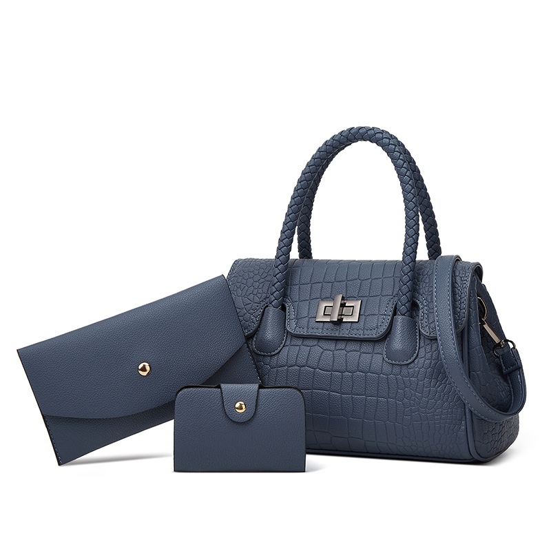 Elegante borsa a tracolla da donna - Borsa a mano di medie dimensioni in pelle PU con tasche multiple e tracolle regolabili_voghion.com