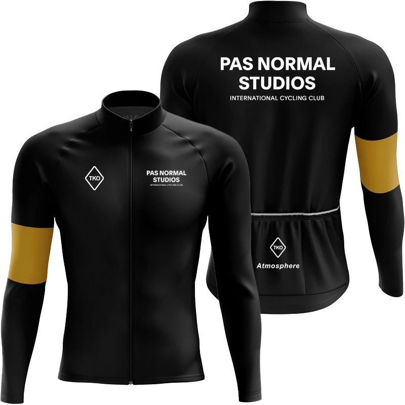 Cross-Border Lightning Spring and Autumn Long-Sleeved Bicycle Men's Professional Cycling Clothing Road Racing Clothing Cycling Clothing Milk Silk