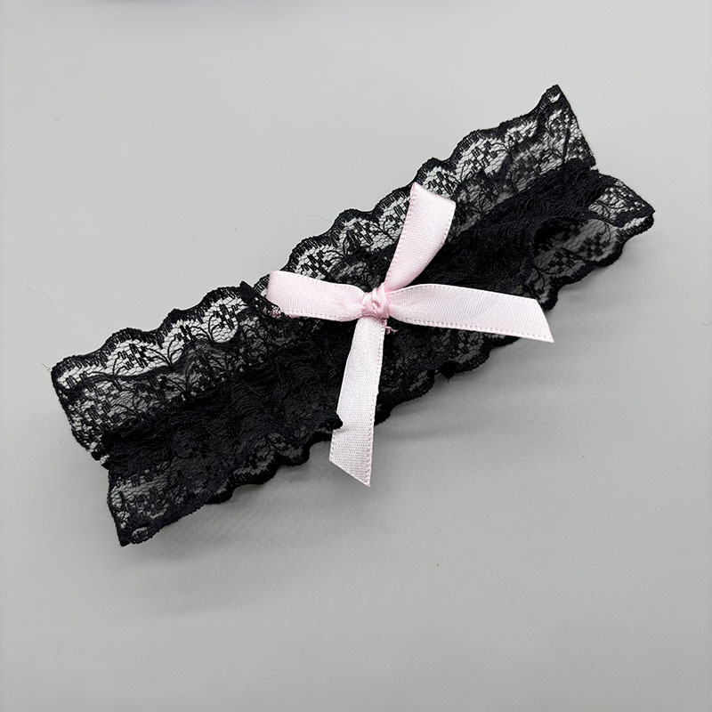 Nuevos productos transfronterizos japoneses de encaje arco de pierna anillo de novia accesorios de vestido de boda muslo correa de pierna de boda cubierta de pierna