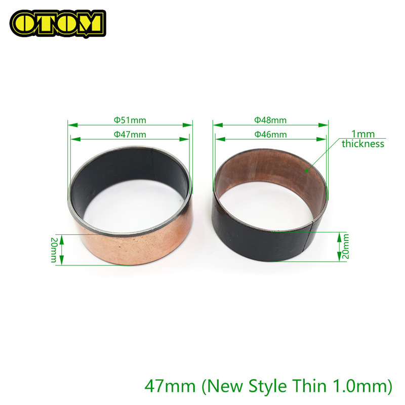 Suitable for Showa/Kyb/Wp Front Shock Absorber Slip Sleeve, Self-Lubricating Bearing Maintenance Bushing, Fast Zhenglin Shock Absorber