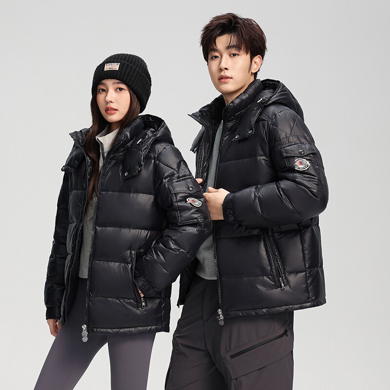 High-End No-Wash Glossy Short down Jacket for Men and Women 2025 Winter Small Thickeneded Warm White Duck down Jacket High-End No-Wash Glossy Short down Jacket for Men and Women 2025 Winter Small Thickeneded Warm White Duck down Jacket