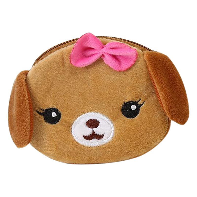Plush Cute Coin Purse Cartoon Fabric Women's Key Bag Coin Bag Small Wallet Wholesale Gift Gift