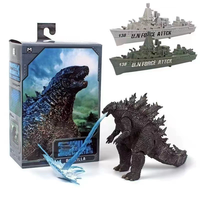 [качественная версия 2024 Годзилла фигурка битва кинг-кун империя подъем Godzilla подвижная модель игрушка]