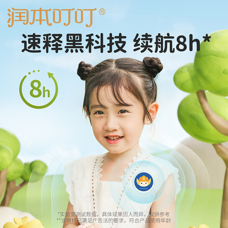 Luban Cartoon Children Plant Essential Oil Sticker Baby Infant Protective Tape 12 Pcs Outdoor Student Wholesale