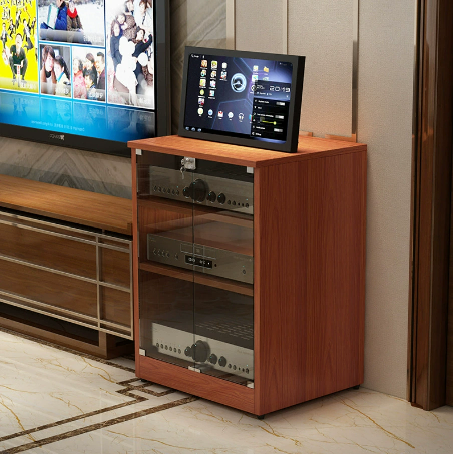 Шкаф для оборудования домашнего кинотеатра Moen, трехслойная ДСП, стойка для усилителя домашнего кинотеатра, шкаф для динамиков, аудио шкаф