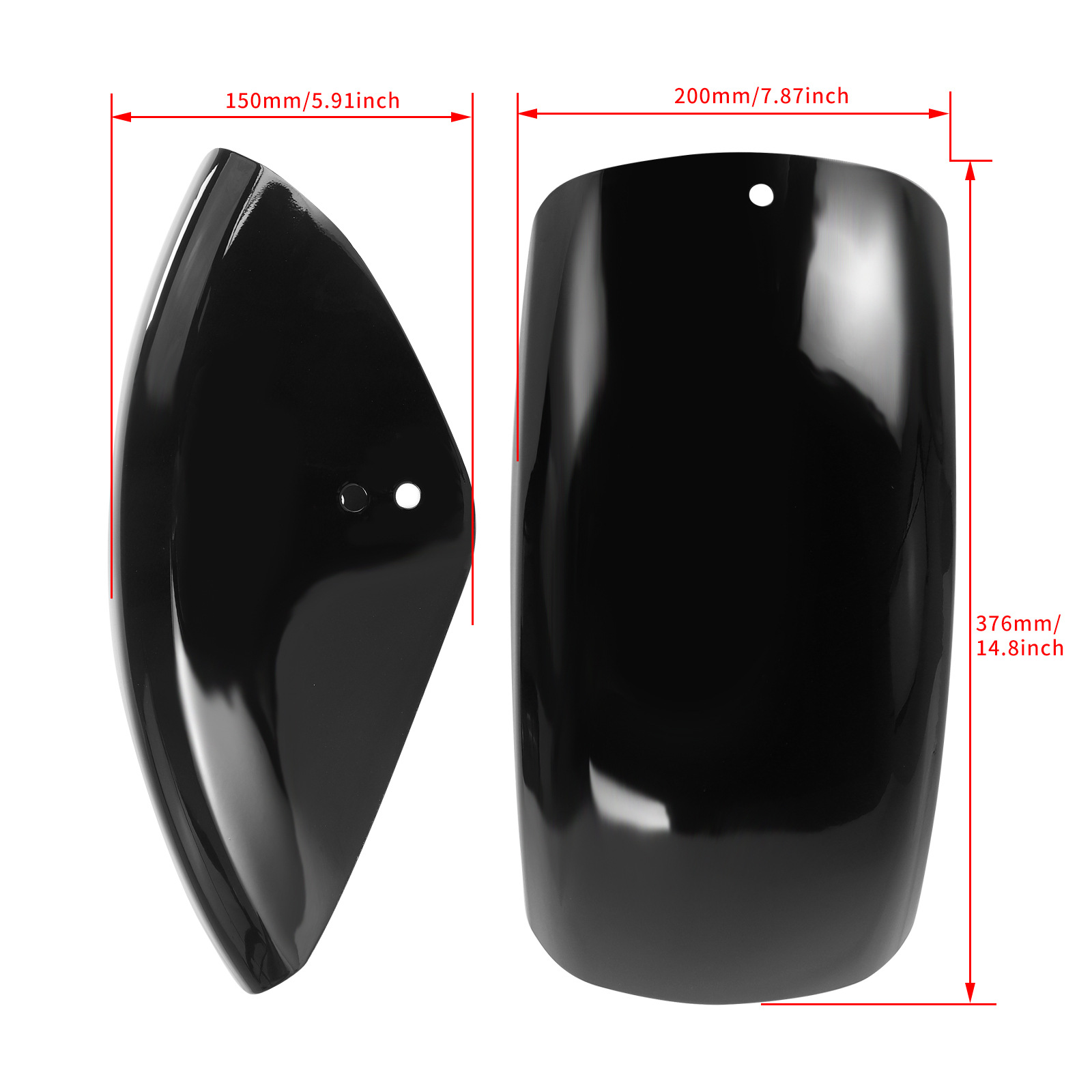 Harley 883 XL1200 X48 modified bobber board rear fender rear mud tile rear tail mud tile metal