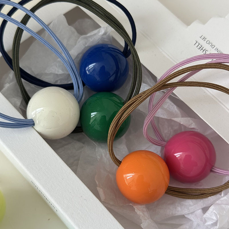 Versione coreana di Dongdaemun palla colorata corda per capelli accessori per capelli elastico ragazza carina palla coda di cavallo corda per capelli accessori per capelli Nuovo_voghion.com