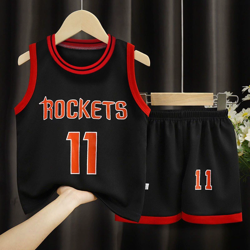Спортивная быстросохнущая баскетбольная форма для мальчиков, летний комплект без рукавов, майка, для подростков