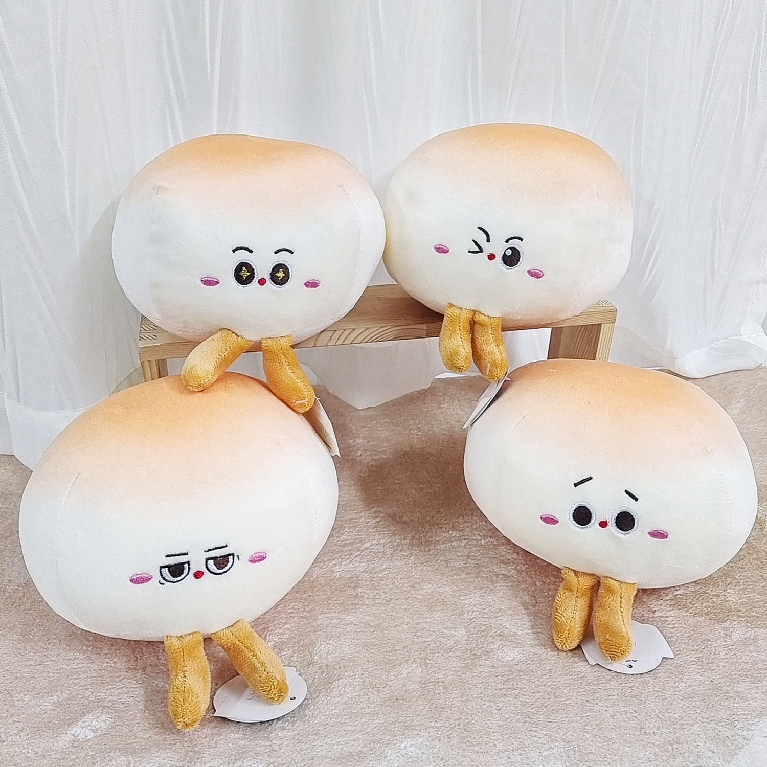 Shandong característico pancake fruta simulación muñeca de peluche muñeca creativa tienda de muñecas abierta regalos interactivos al por mayor
