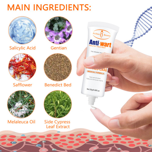 Cross-border Southeast Asia anti-wart cream hydrating and moisturizing foot and neck face and body care wholesale Anti-wart cream