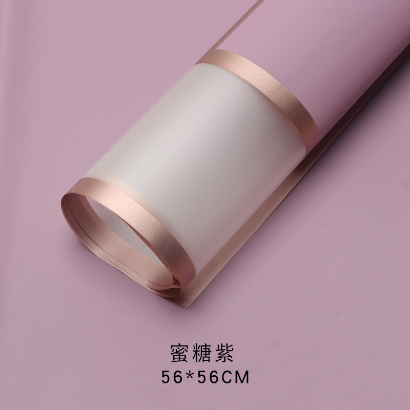 Brillante papel de Milán espacio de papel de embalaje de flores plástico opp película mate impermeable floristería material floral al por mayor