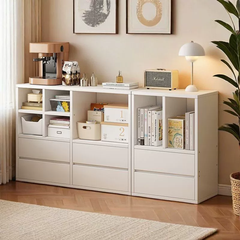 Простая книжная полка, напольная полка для хранения, настенный сетчатый шкаф, бытовой шкаф, прикроватная тумбочка с дверцей шкафа, книжный шкаф для хранения