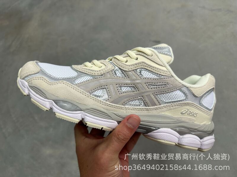 新しいクロスボーダーアーサー男性と女性の GEL-NYC 滑り止め耐摩耗性スプライシングメッシュ通気性スポーツランニングシューズ|undefined