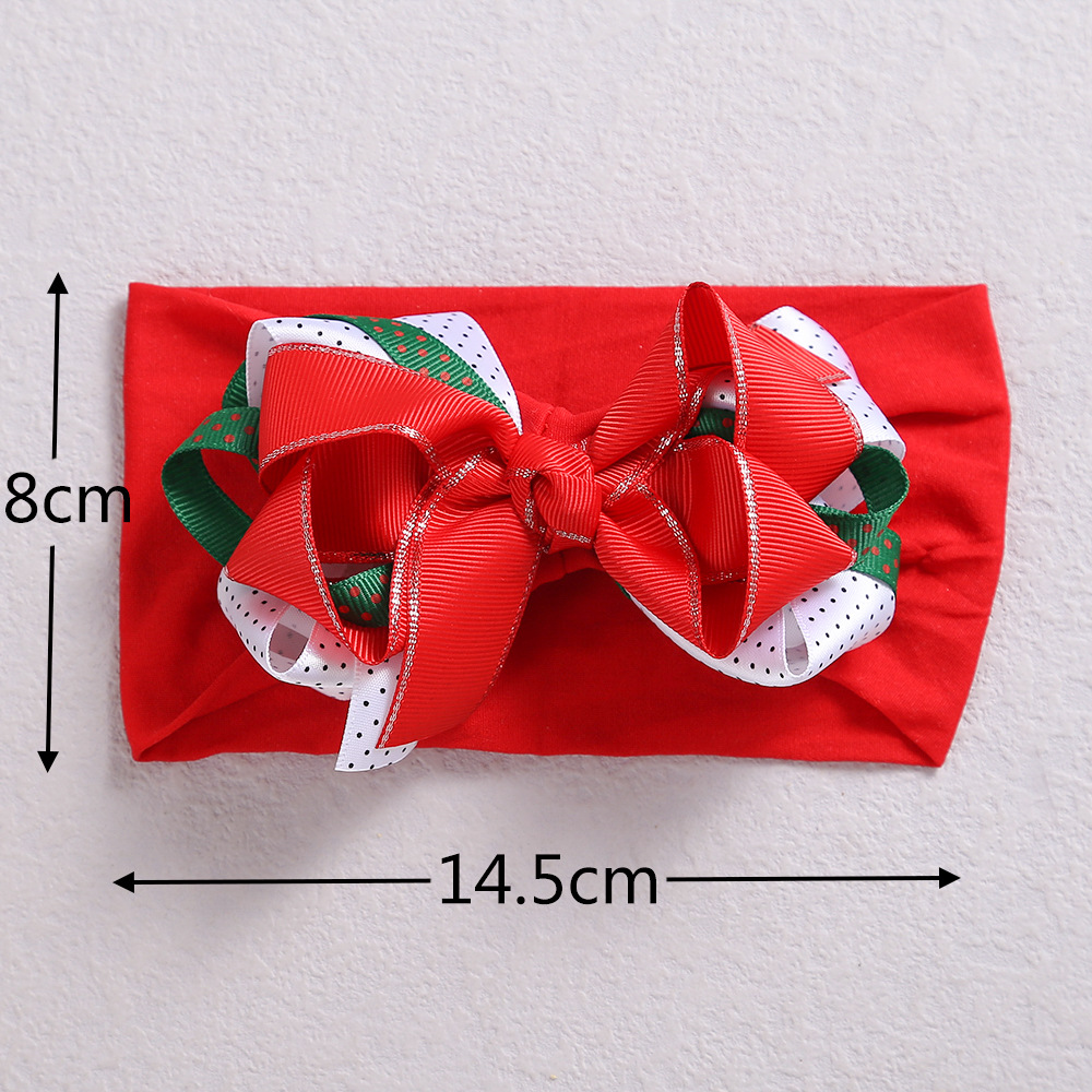 Fashion Style Fashion Plaid Bow Knot Cloth Hair Band