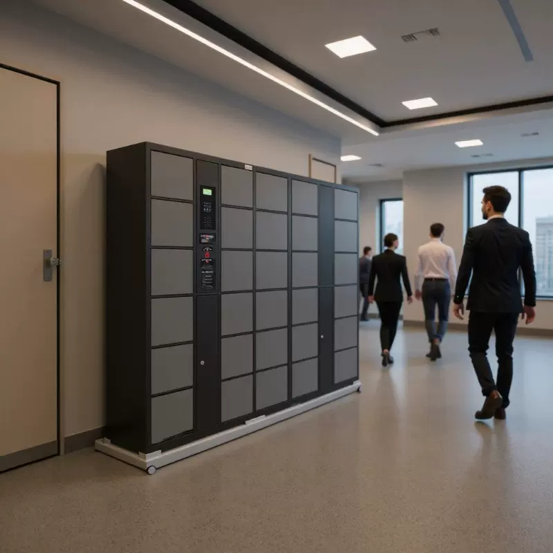 智能寄存柜定制物品管理后台存储记录一键查询导出人脸刷卡商用