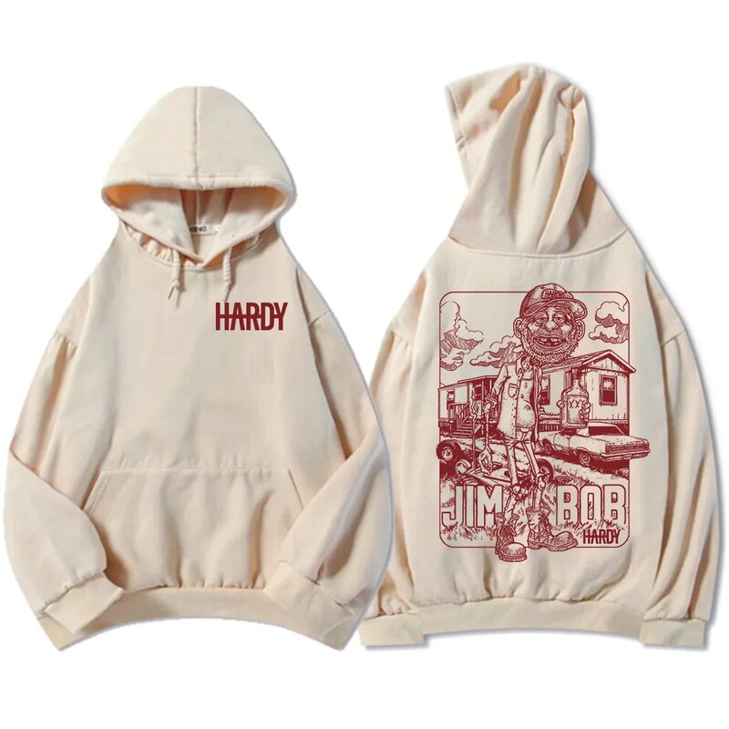 Hardy Jim Bob World Tour Hoodie Long Sleeve Fashion Hooded Sweatshirt Unisex Streetwear