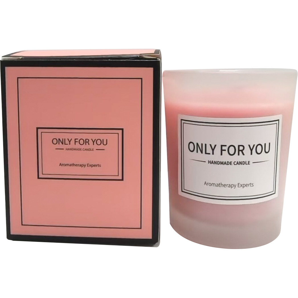 Lavendel aromaterapi duftlys i voks 50g lilla til hjemmet_voghion.com