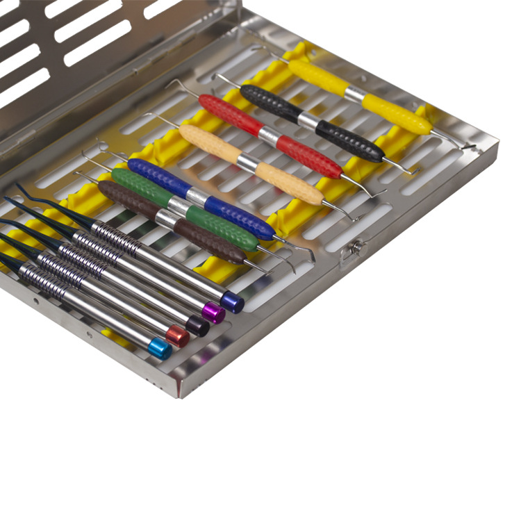 Dental instrumento quirúrgico caja de desinfección de alta velocidad caja de gestión de teléfonos móviles herramientas de equipo 20-pack caja de almacenamiento