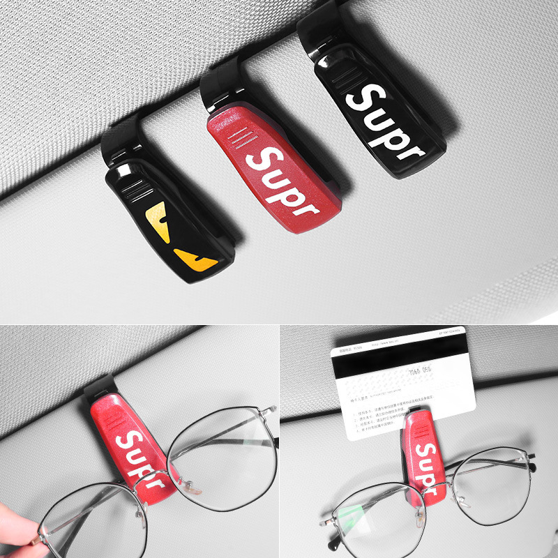 Bracelet Car Glasses Holder Car Glasses Mount Car Eye Case Car Document Holder Decorative Accessory