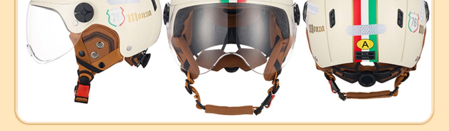 BEON helmet female electric car motorcycle half helmet male winter four seasons general new national standard 3C certification locomotive safety