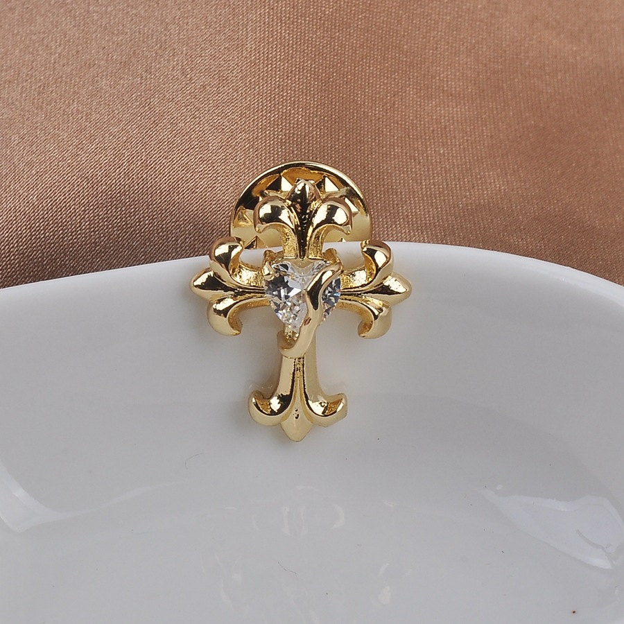 Daily, Street Occasion Retro Classic Style Pin Cross Wings Copper Plating Unisex Brooches