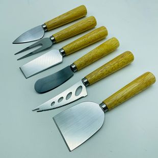 Cheese Cheese Knife Set Baking Tools Butter Knife Oil Spatula Cheese Pizza Knife Fork Stainless Steel Dessert Knife