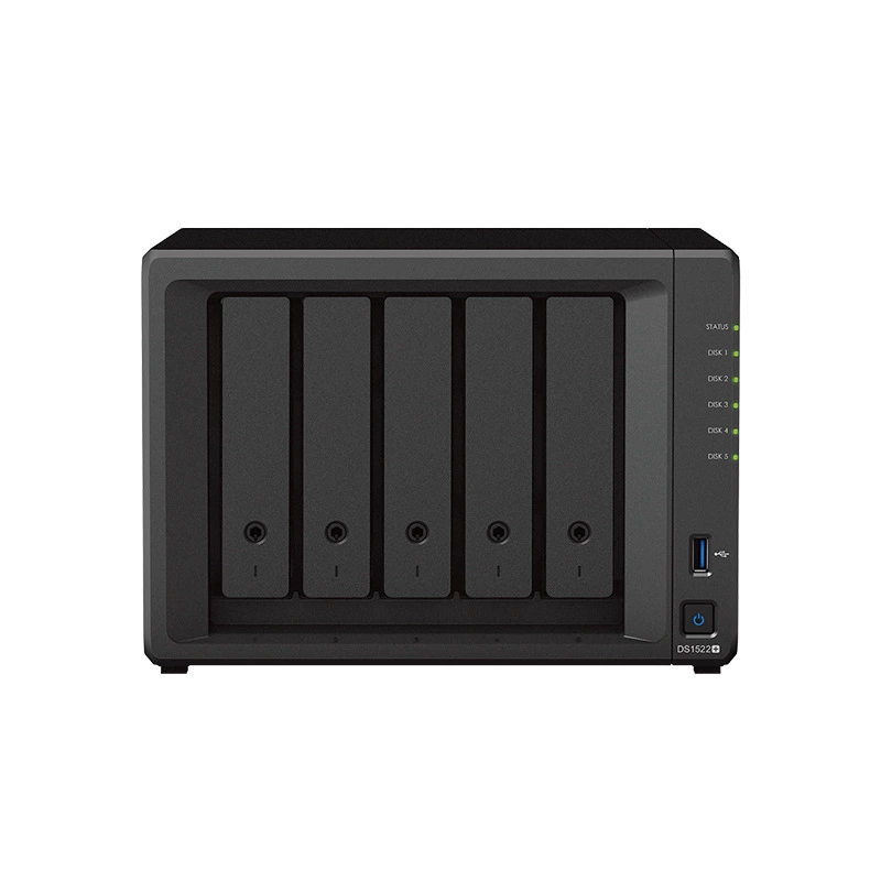 Сетевое хранилище Synology на 5 дисков, сервер NAS DS1522+
