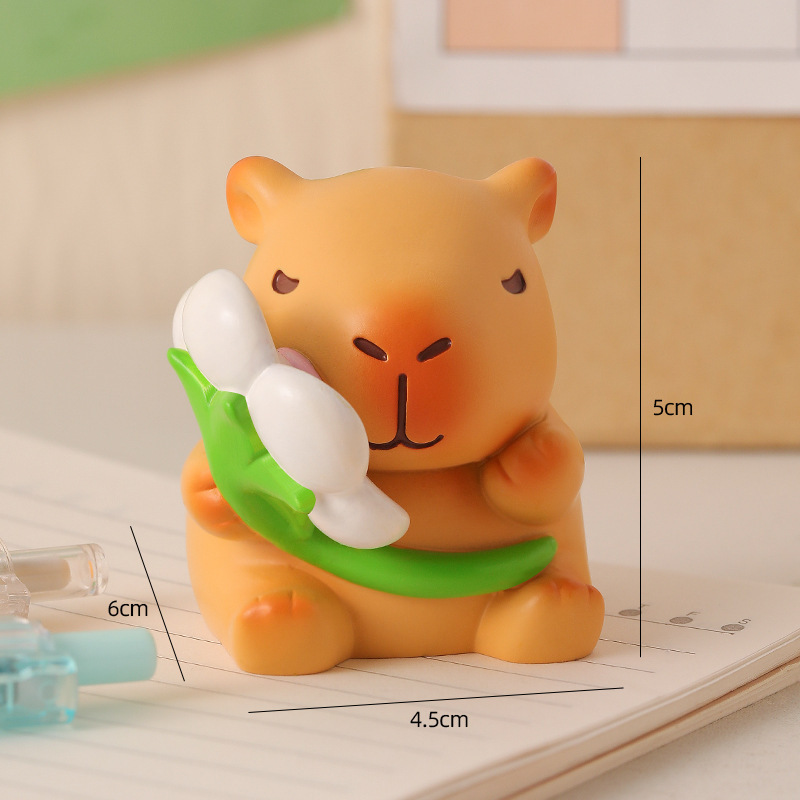 ハイエンドの動物ロッキングチェア装飾品かわいい漫画オフィスワークステーション感情癒し装飾誕生日ギフト|undefined