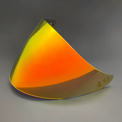 Gp Helmet Lenses Are Suitable for Day and Night Use, and Are Compatible with Gp Half-Helmet Lenses, Featuring Electroplated Uv Protection (Dəbilqə (Kaska) aksesuarları) - gp-tea-red