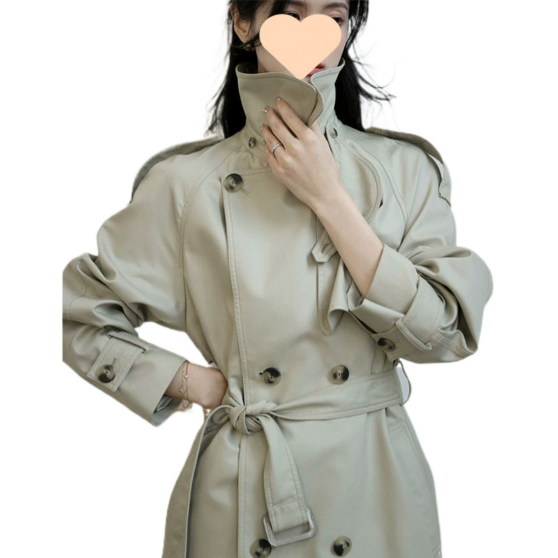 Длинное осеннее trench coat, куртка, 2024 год,mid-length, британский стиль, для подростков
