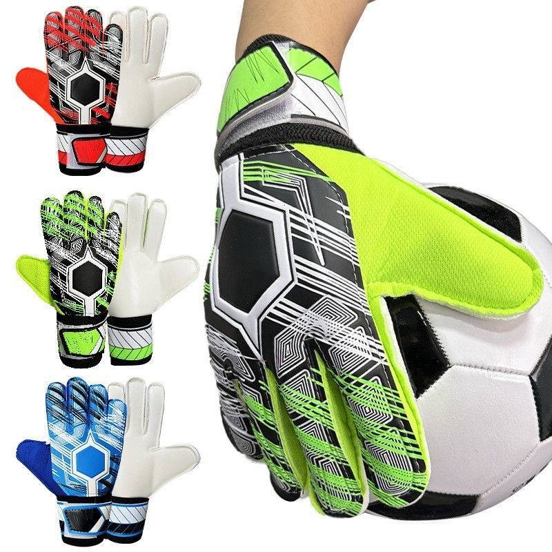 Goalkeeper gloves with finger protection, thickened, non-slip, wear-resistant, for adults and children, men and women, professional football equipment, goalkeeper gloves