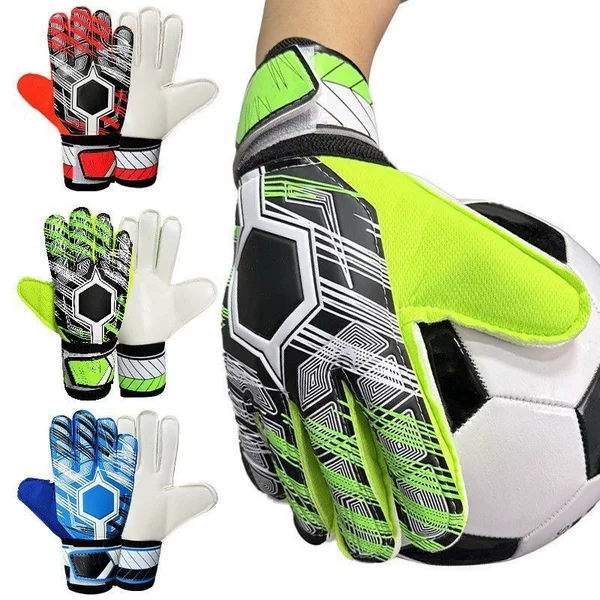 Goalkeeper gloves with finger protection, thickened, non-slip, wear-resistant, for adults and children, men and women, professional football equipment, goalkeeper gloves