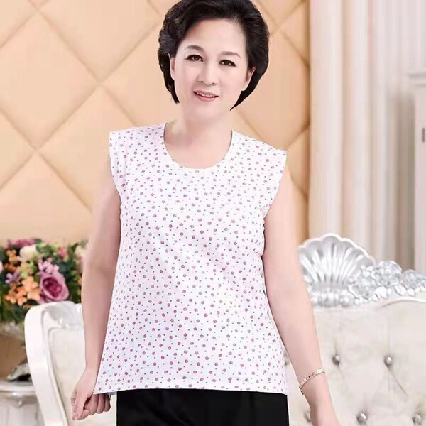 Cotton thin summer vest sleevless