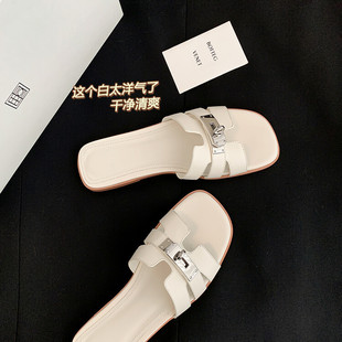 ��ʽ���ٿ���ЬŮ�⴩2024�ļ��¿���Ƥ����һ�_��һ��ɳ����Ь