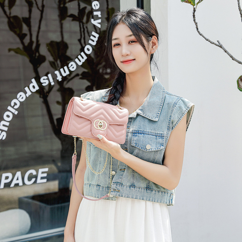 精美小包包女2025新款洋气高颜值链条单肩斜挎包百搭时尚女包