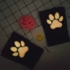 Чёрный (3D, выше колена, флюоресцентная розовая стелька)