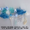 Sea salt blue + 4 dried roses package