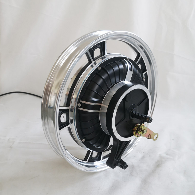 16*2.5 motor 16 inch drum brake brushless toothless motor electric motorcycle hub hub motor with vacuum tire inner and outer tires